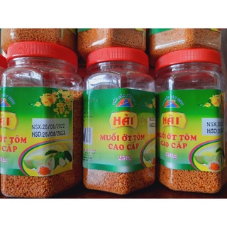 Muối tôm Tây Ninh - muối ớt tôm loại cao cấp cay ngon đậm đà, có hạt to và hạt nhỏ