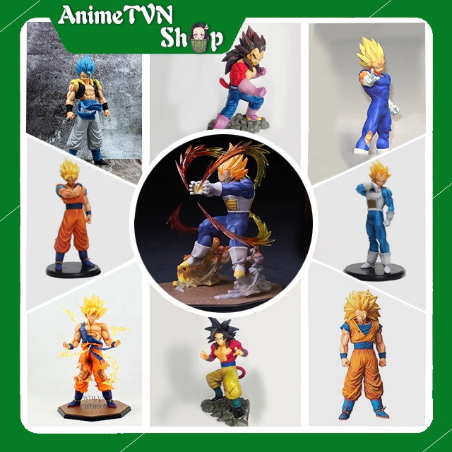 Mô hình nhựa mẫu to Anime Manga Dragon Ball - 7 viên ngọc rồng (15~33 cm) Loại to - Siêu đẹp Siêu Ngầu