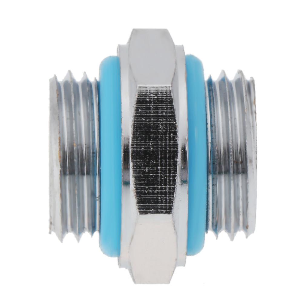 [rememberme]1pc G1/4 Dual External Thread Tube Connector for PC Water Cooling System L&6