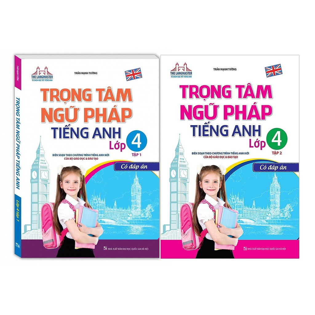 Sách Trọng Tâm Ngữ Pháp Tiếng Anh Lớp 4 - 2 Tập