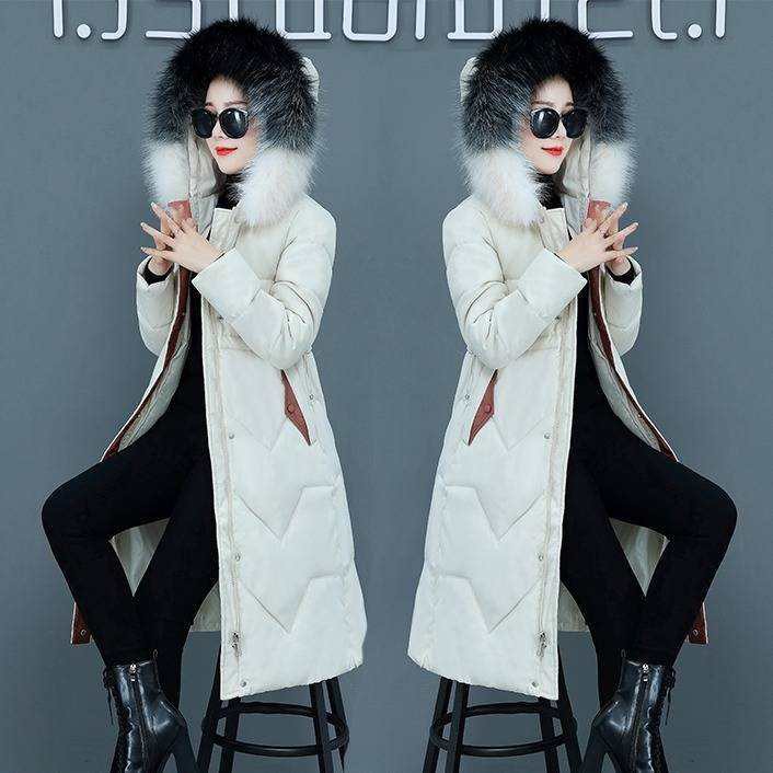 (D356) Áo khoác phao dáng dài mũ lông màu sắc trang nhã kiểu dáng thiết kế thời trang tinh tế cực kỳ ấm áp đón đông sang | BigBuy360 - bigbuy360.vn