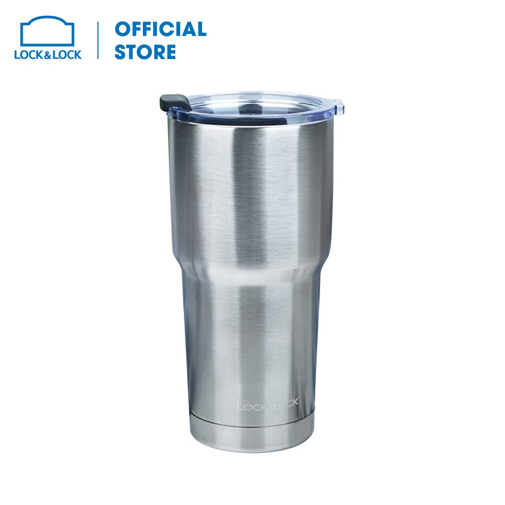 [Mã LIFEHL25 giảm 10% đơn 350K] Bình giữ nhiệt Lock&amp;Lock Swing Tumbler 880ml - Màu bạc LHC4138SLV