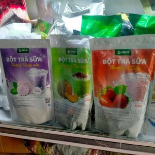 nguyên liệu trà sữa trân châu khoai môn dâu việt quất bạc hà pha sẵn kèm 1kg trân châu