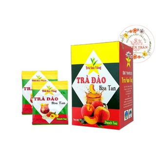 Trà Đào Trà Vải Hoà Tan Sao Vàng 200g Pha Trà Sữa