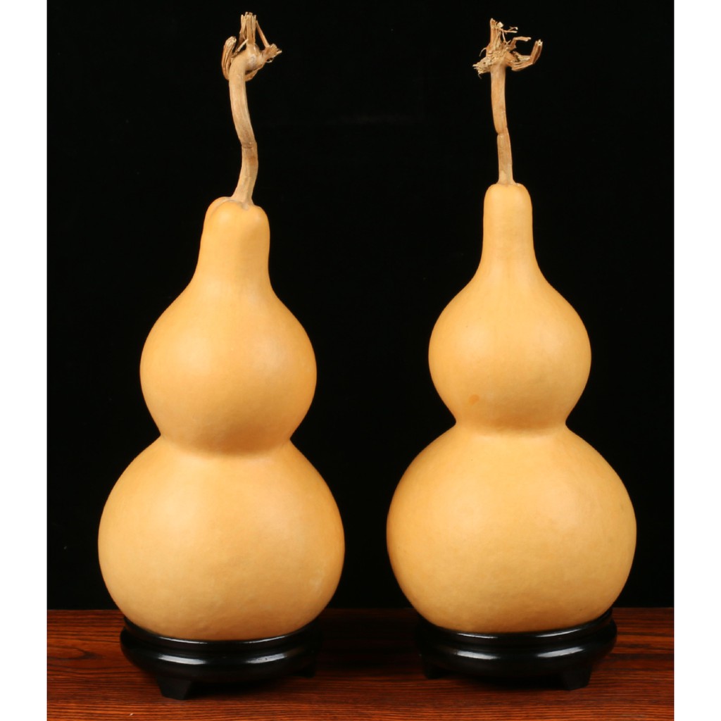 Hồ lô tự nhiên nguyên cuống bày ban thờ hoặc phòng khách | BigBuy360 - bigbuy360.vn