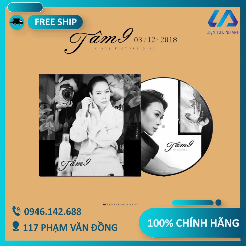 Đĩa CD Mỹ Tâm - Tâm 9 hàng chính hãng