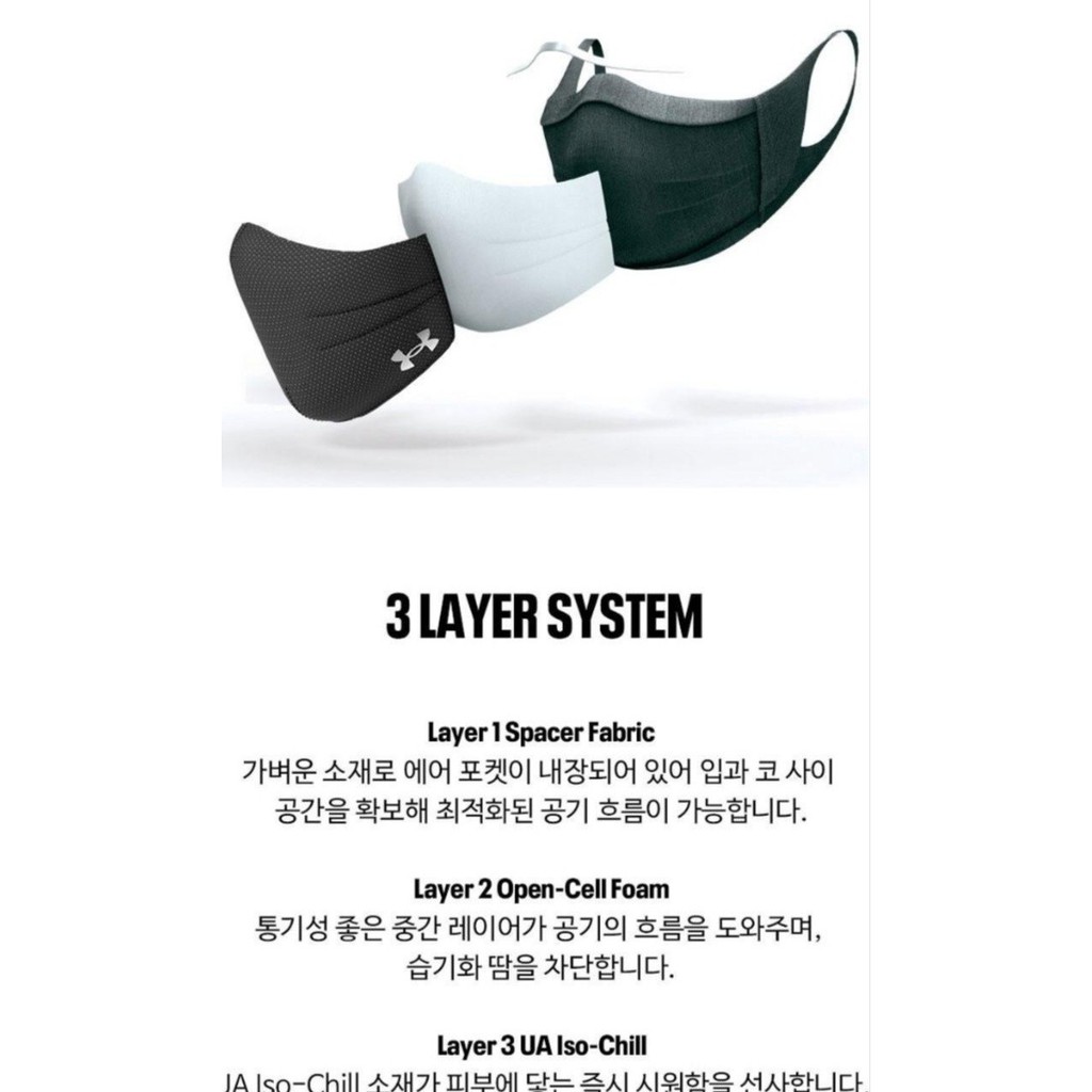Khẩu Trang Thể Thao Chính Hãng UNDER ARMOUR Có Túi Đựng Sử Dụng Tiện Lợi | BigBuy360 - bigbuy360.vn