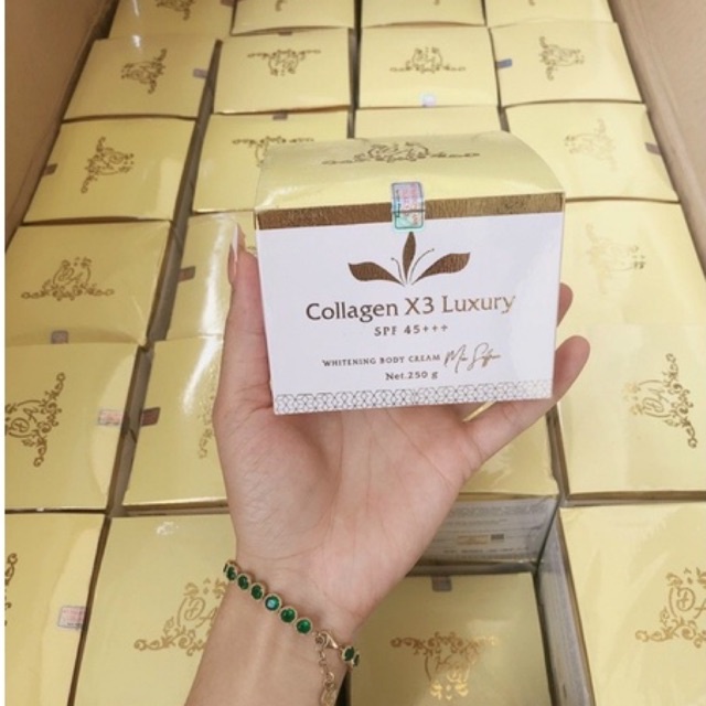 Kem Body Collagen X3 Luxury Đông Anh 250g mẫu mới siêu trắng