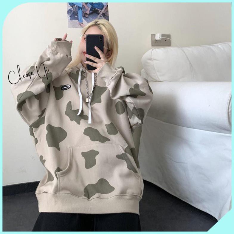Áo Hoodie tay dài in hình Bò Sữa xinh xắn cho nữ | BigBuy360 - bigbuy360.vn