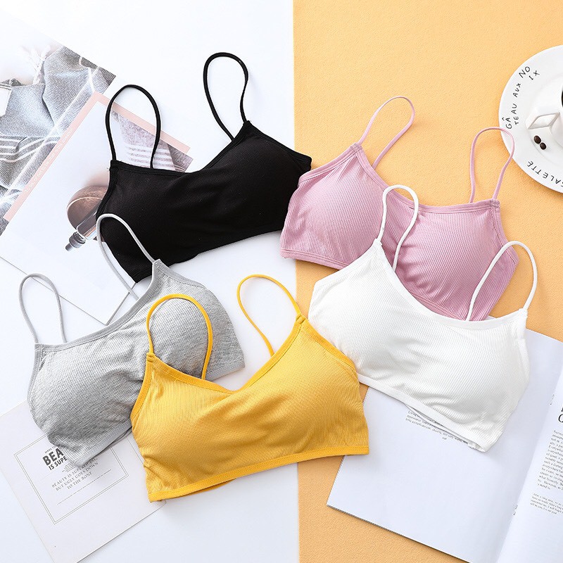 Áo Lót Bra Nữ Mút Liền/Rời, Dây Lưng Chéo Cá Tính - Nâng Ngực Cao Cấp