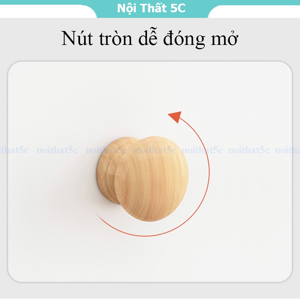 Tủ để đầu giường đựng đồ mini có ngăn kéo 4 chân cao phong cách Bắc Âu siêu sang trọng