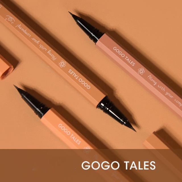 Kẻ mắt GOGO TALES chống nước sắc nét siêu mảnh Slender Beckoning Eyeliner Gogotales GT211 GOGO58