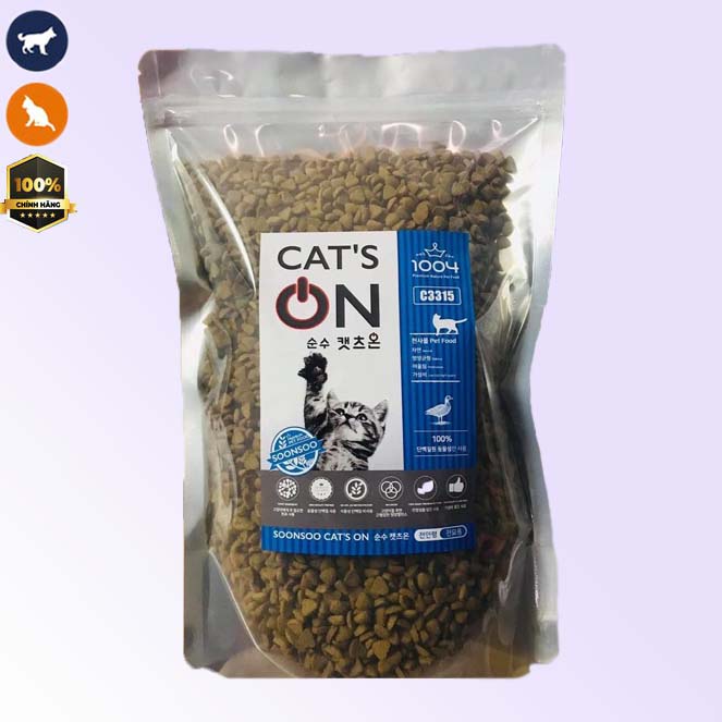 HẠT KHÔ CHO MÈO MỌI LỨA TUỔI CAT'S ON 1 Kg