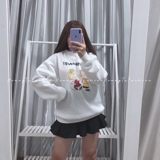 Áo Sweater nỉ bông M435[Kèm hình thật]