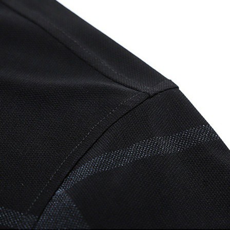 [HOT TREN 2021] Áo Polo Nam Họa Tiết Vạch Lệch - Không Nhăn - Đen | BigBuy360 - bigbuy360.vn