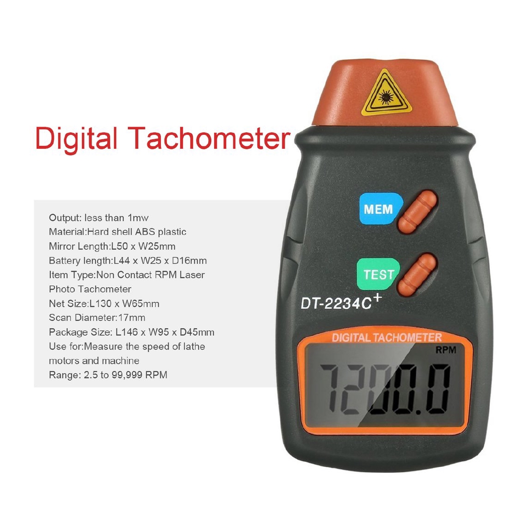 Máy đo tốc độ bằng laser DT-2234C bỏ túi chất lượng cao