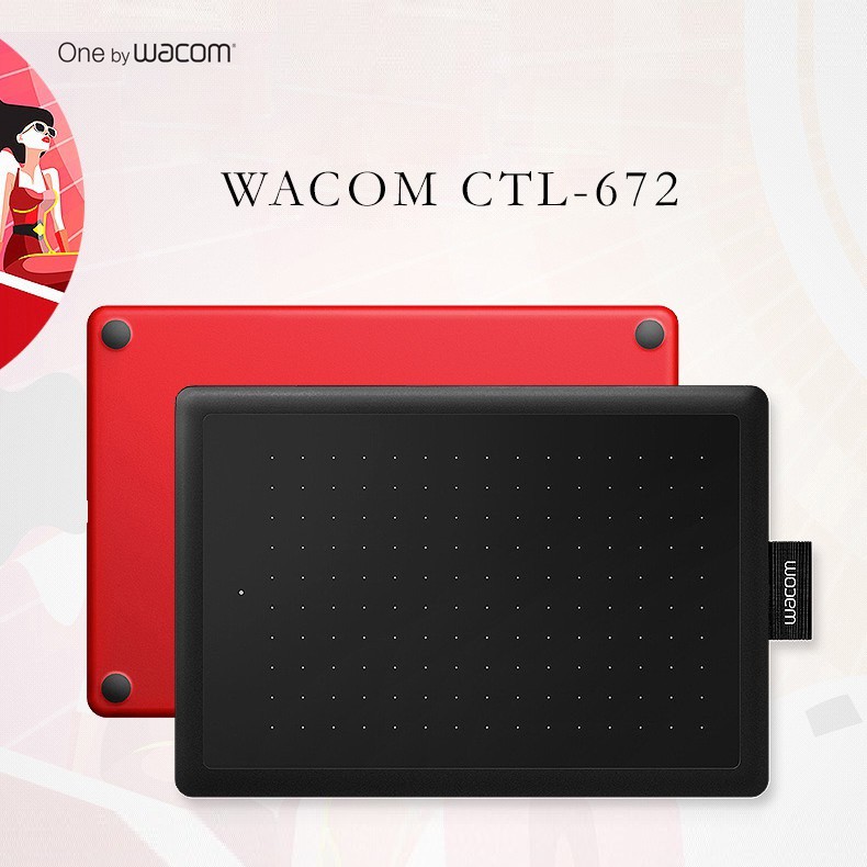 Bảng vẽ cho máy tính Wacom CTL 672 - Bảng vẽ đồ họa Wacom CTL672