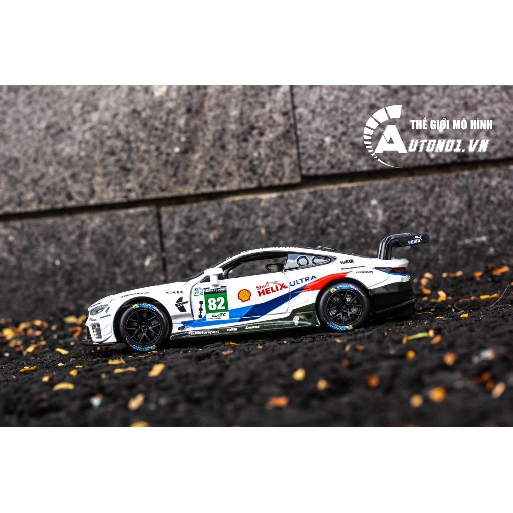 MÔ HÌNH XE Ô TÔ BMW M8 GTE PANASONIC WHITE NO.82 1:32 DTM CÓ HỘP 5563