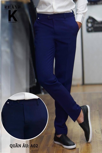 QUẦN TÂY NAM VẢI CO GIÃN DÁNG ÔM - MÀU ĐEN | BigBuy360 - bigbuy360.vn