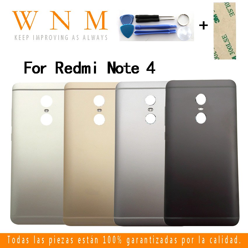 Nắp Đậy Pin Thay Thế Cho Điện Thoại Xiaomi Redmi Note 4 Ốp