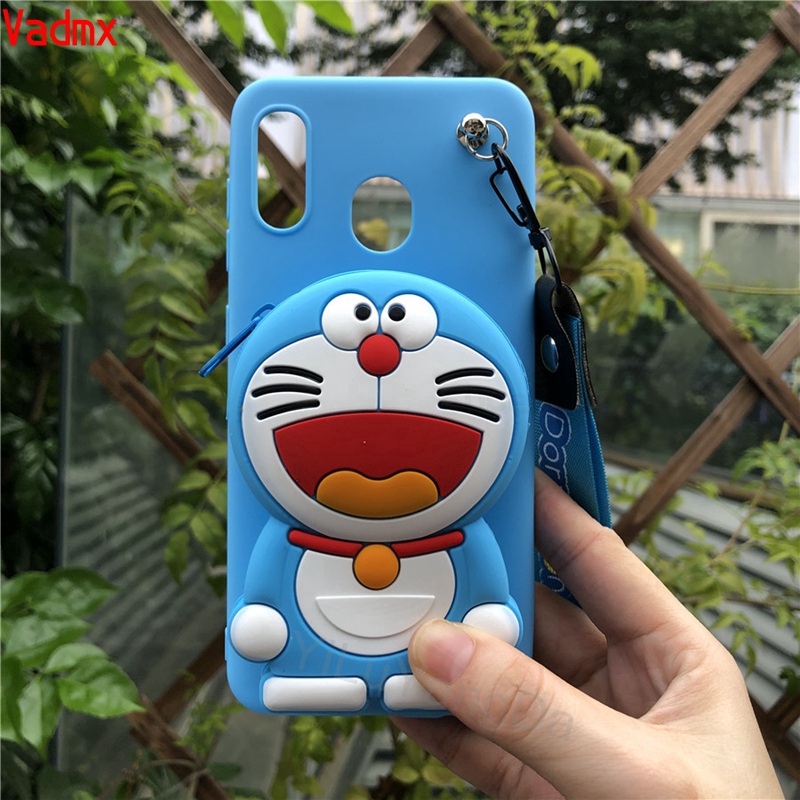 Ốp điện thoại mềm kiểu stitch/Minnie/Doraemon/Mickey 3D dạng ví cho iPhone 11 Pro Max 11 Pro 11 Xs Max XR