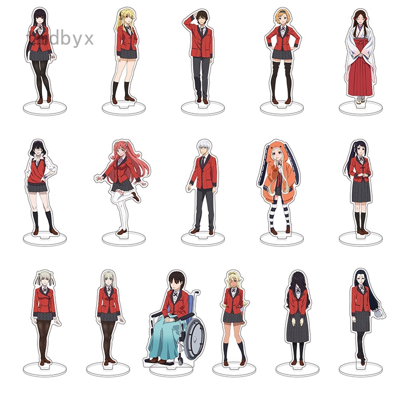Tmdbyx Móc Khóa Mặt Hình Nhân Vật Anime Kakegurui Đứng Hai Mặt Acrylic Làm Quà Tặng