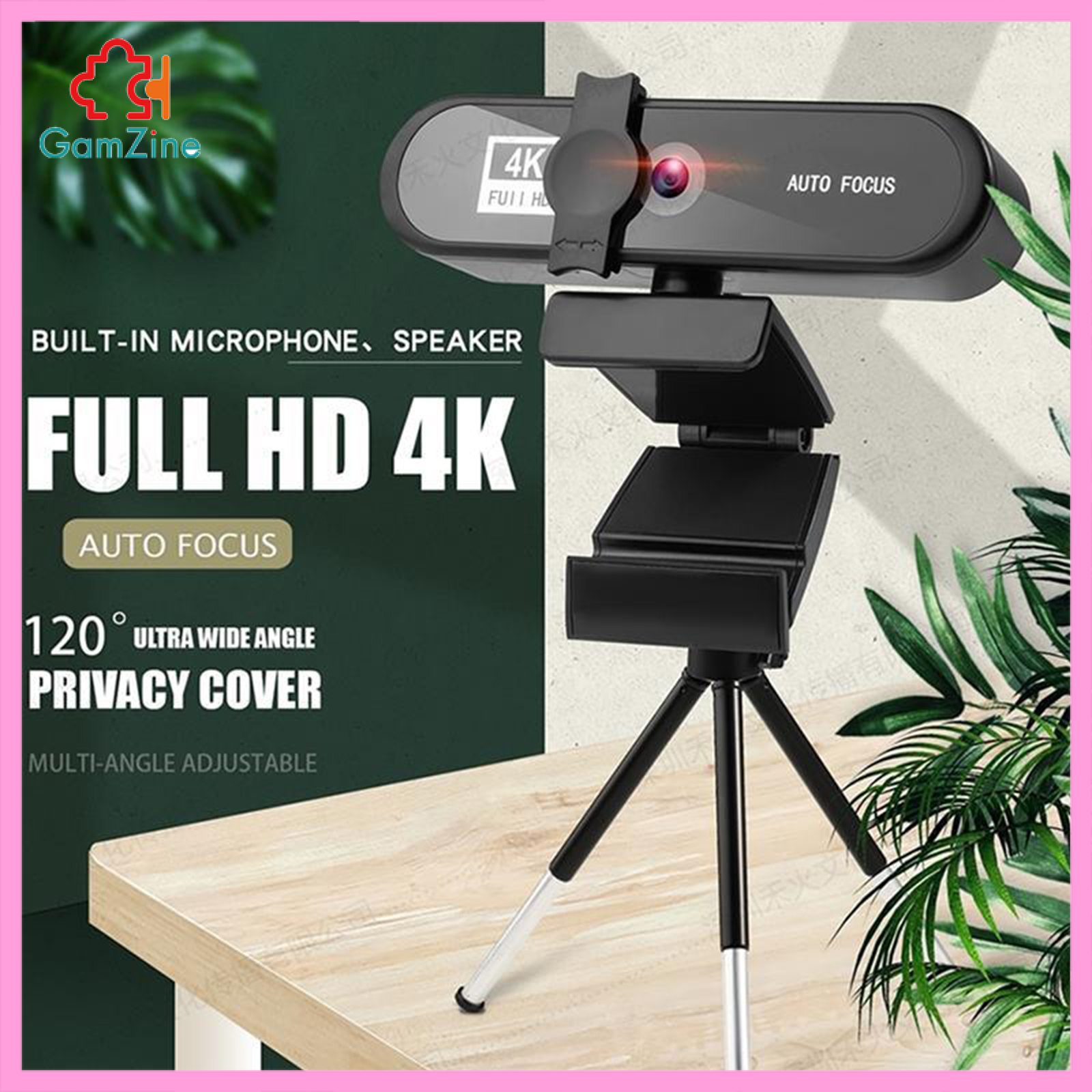 Webcam 1080p / 2k / 4k Full Hd Cho Máy Tính