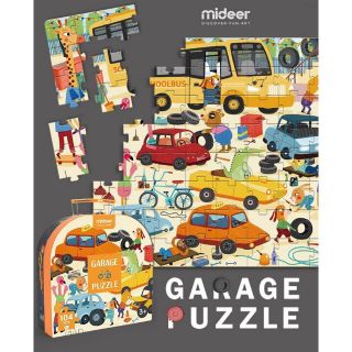 [Mideer] Bộ xếp hình Puzzle 100 miếng - Garage