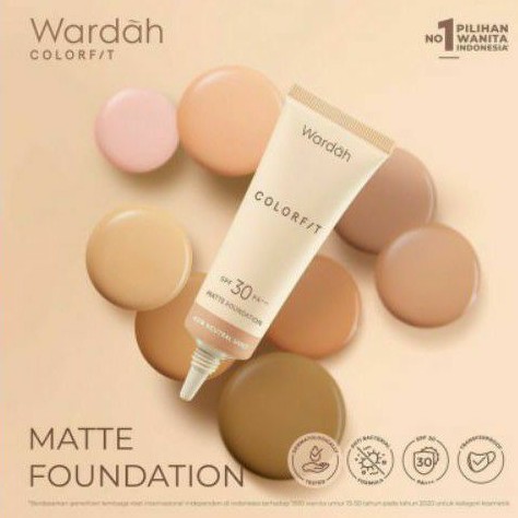 (hàng Mới Về) Kem Nền Lì Màu Wardah