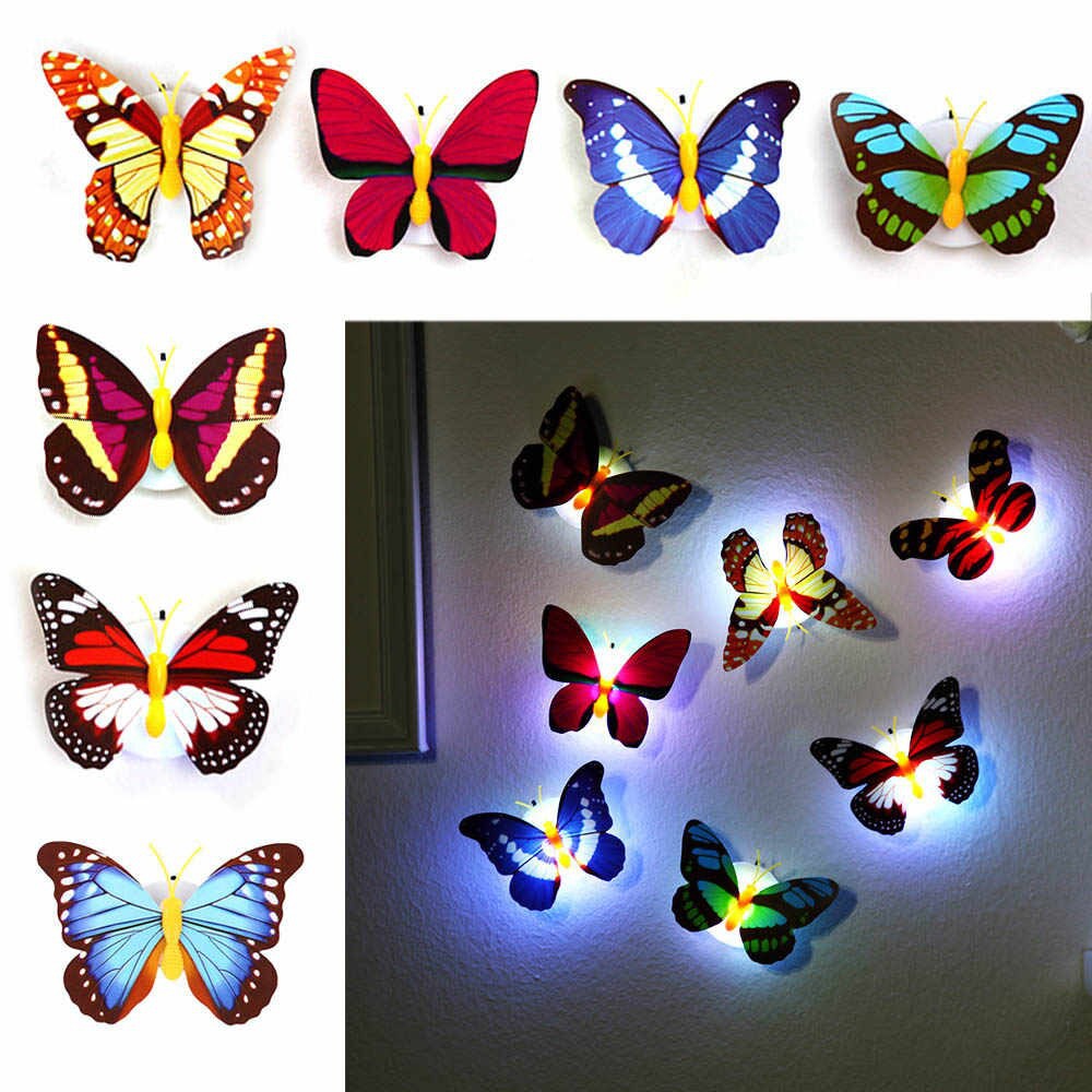 Đèn led bướm phát quang đổi màu