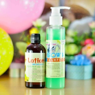 COMBO Dầu gội + Tinh dầu Bưởi kích thích mọc tóc ngăn rụng tóc Chuẩn