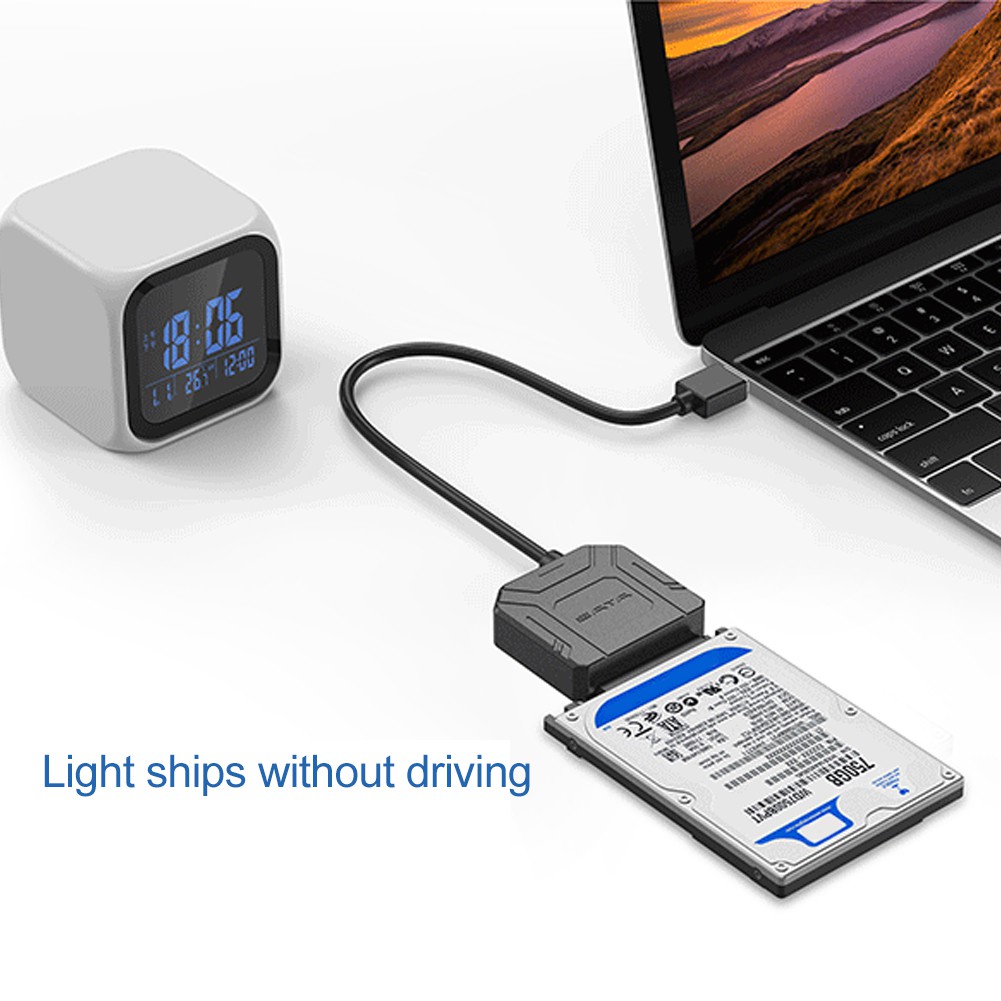 Dây Cáp Chuyển Đổi Ổ Cứng Ssd Hdd Sata Sang Usb 3.0 2.5 / 3.5 Inch