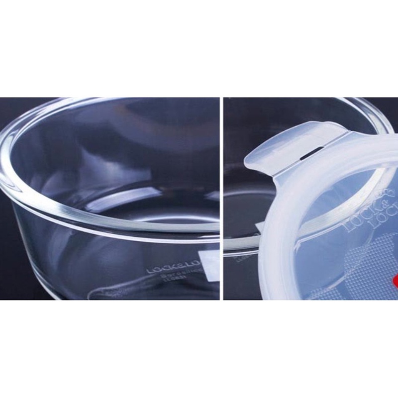Hộp Thủy Tinh Chịu Nhiệt Có Nắp Gập Lock&Lock LLG831 Hàng Chính Hãng Dung Tích 650ml | BigBuy360 - bigbuy360.vn