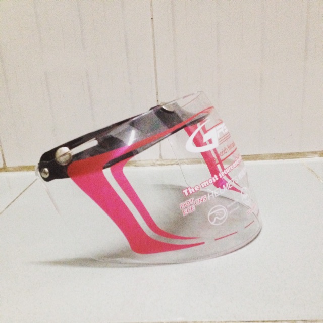 Kính Bấm Gắn Mũ Bảo Hiểm Nửa Đầu và Mũ 3/4