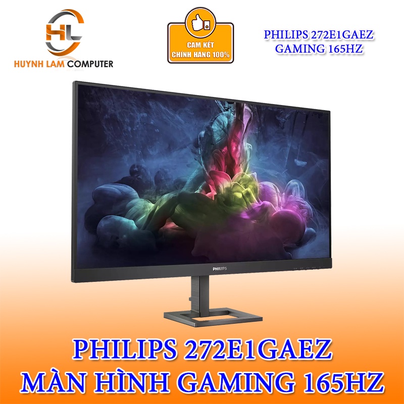 Màn hình Philips 272E1GAEZ Gaming (27inch VA FHD 165Hz, HDMI+DisplayPort Loa 3W*2) DGW phân phối