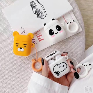 Vỏ Bảo Vệ Hộp Sạc Tai Nghe Airpod Hình Hoạt Hình Đáng Yêu