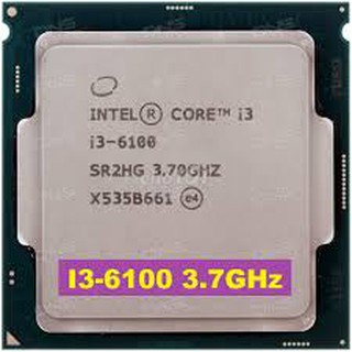 CPU intel i3-6100 socket 1151 tặng keo tản nhiệt
