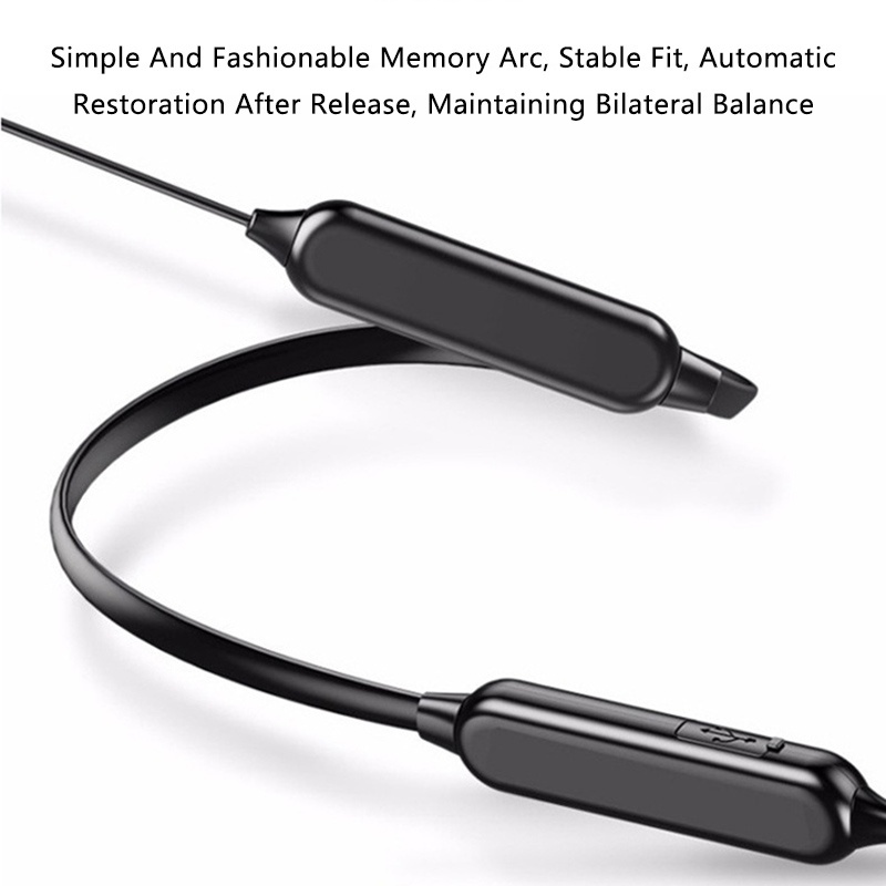 9D Stereo Không Dây Bluetooth 5.1 Treo Cổ Gắn Tai Nghe-Tai Xe Di Động Tai Nghe Nhét Tai Có Bass mic Tai Nghe