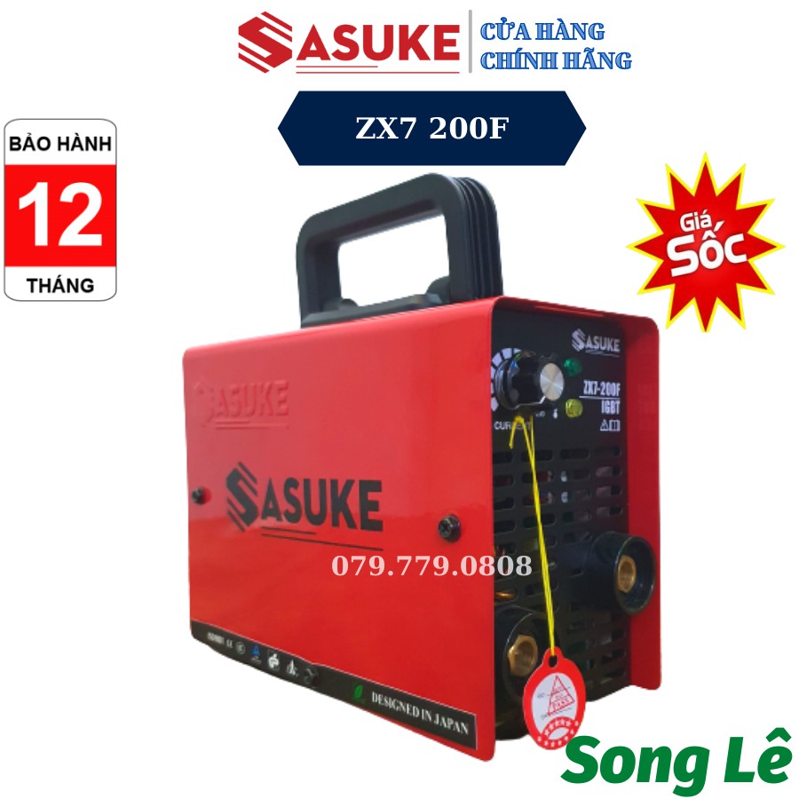 Máy hàn điện tử mini gia đình Sasuke ZX7 200F - Hàn được điện yếu