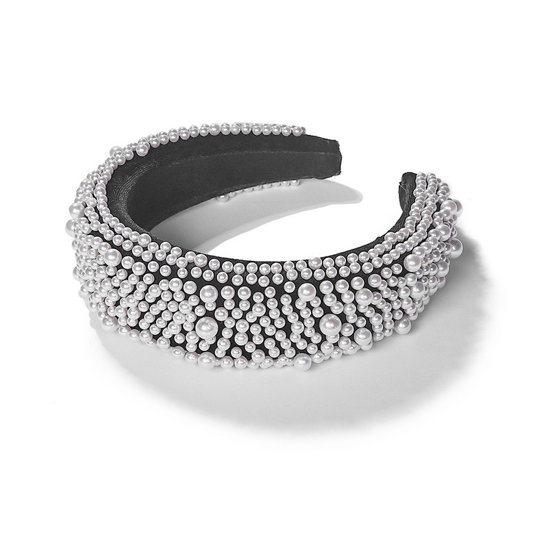 Cài Tóc Đính Hoa Pha Lê Và Ngọc Trai Trắng Sang Trọng Dành Cho Cô Dâu