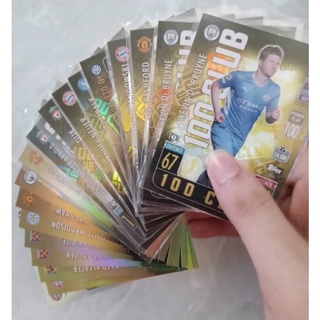 [ PACK HANDMADE ] pack thẻ cầu thủ bóng đá match attax các mùa