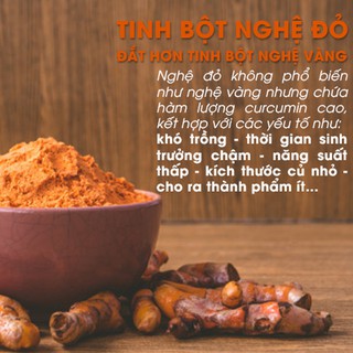 Bột Nghệ Đỏ Nguyên Chất 100g