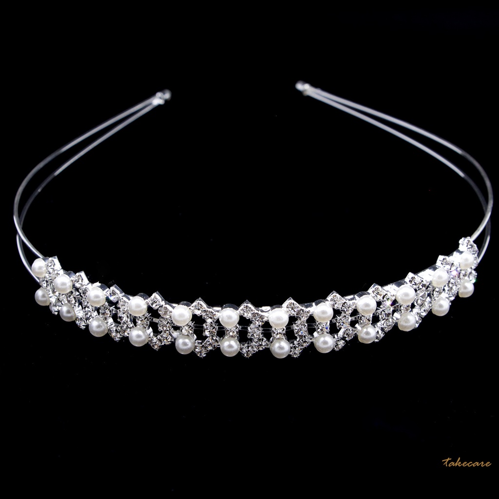 Cài tóc đính đá và ngọc trai nhân tạo kiểu dáng thời trang