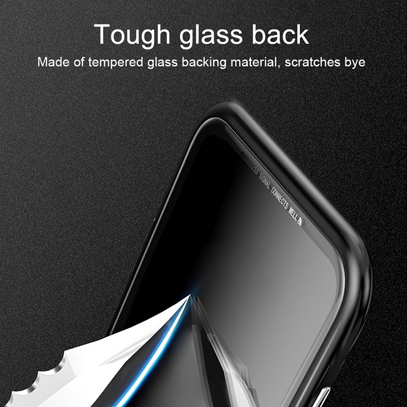 Tempered Glass Magnetic Phone Case For OPPO Reno 2 2f A5 A9 2020 F11 F9 F7 Pro A5S A3S Back Cover