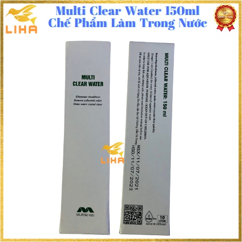 Chế Phẩm Làm Trong Nước Multi Clear Water 150ml - Chế Phẩm Multi Clear Water Cho Bể Cá