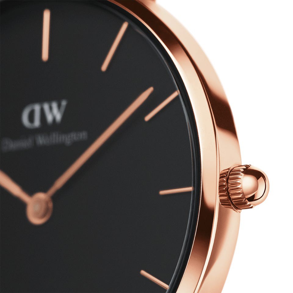 Đồng hồ cặp đôi Daniel Wellington Classic Petite Dây Mesh 36mm &amp; 28mm- Đen vàng - STORE GSHOCK