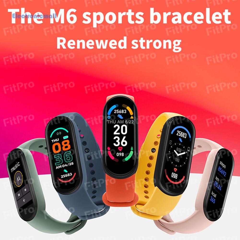 ElectronicMall01 2 Types LED Digital Watch / Color Screen Smart Band Heart Rate Blood Pressure Sleep Monitor Pedometer