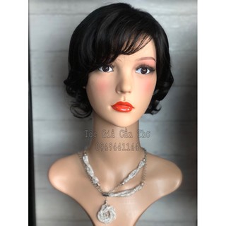 Tóc bộ xoăn tém trung niên