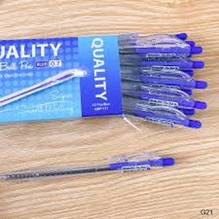 Hộp 12 bút bi Quality Plus Ball Pen 0.7mm