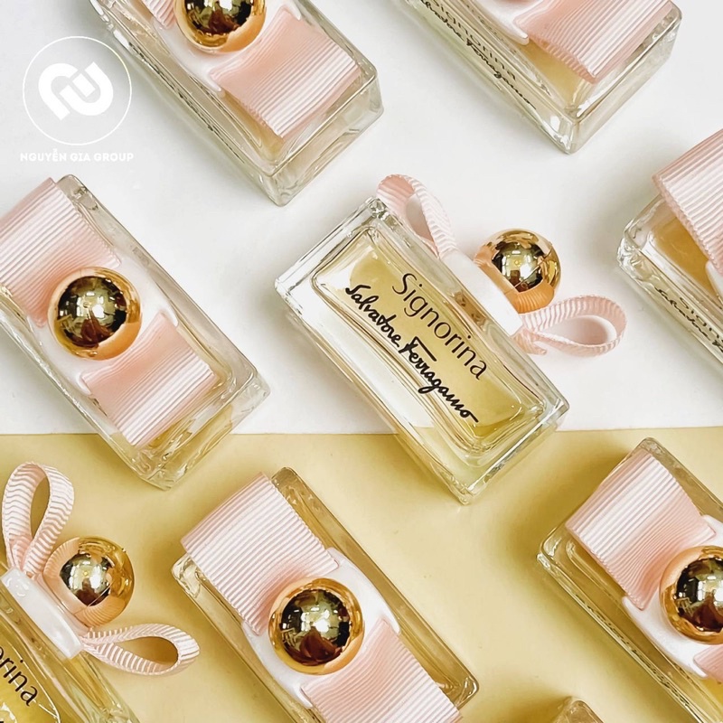 nước hoa mini 5ml EDP nữ Signorina hồng hàng Mỹ